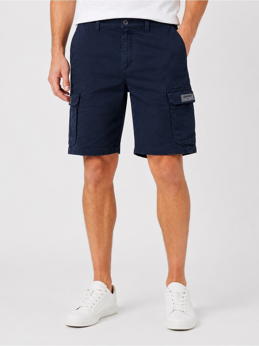 NWT Unionbay Men’s Navy Blue Cargo Shorts Size 36 Stretch Utility Casual Hiking